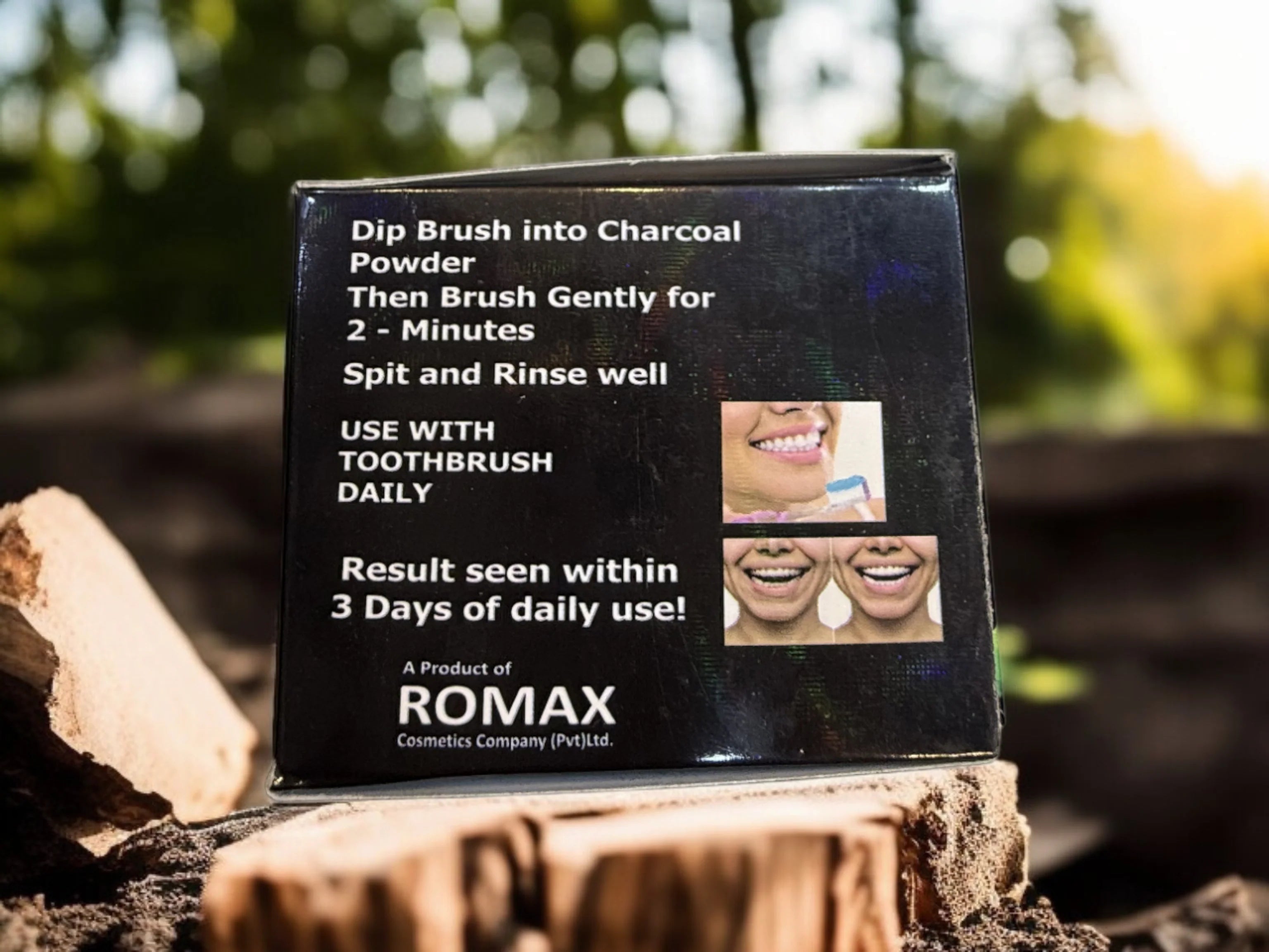CHARCOAL Teeth Whitening POWDER