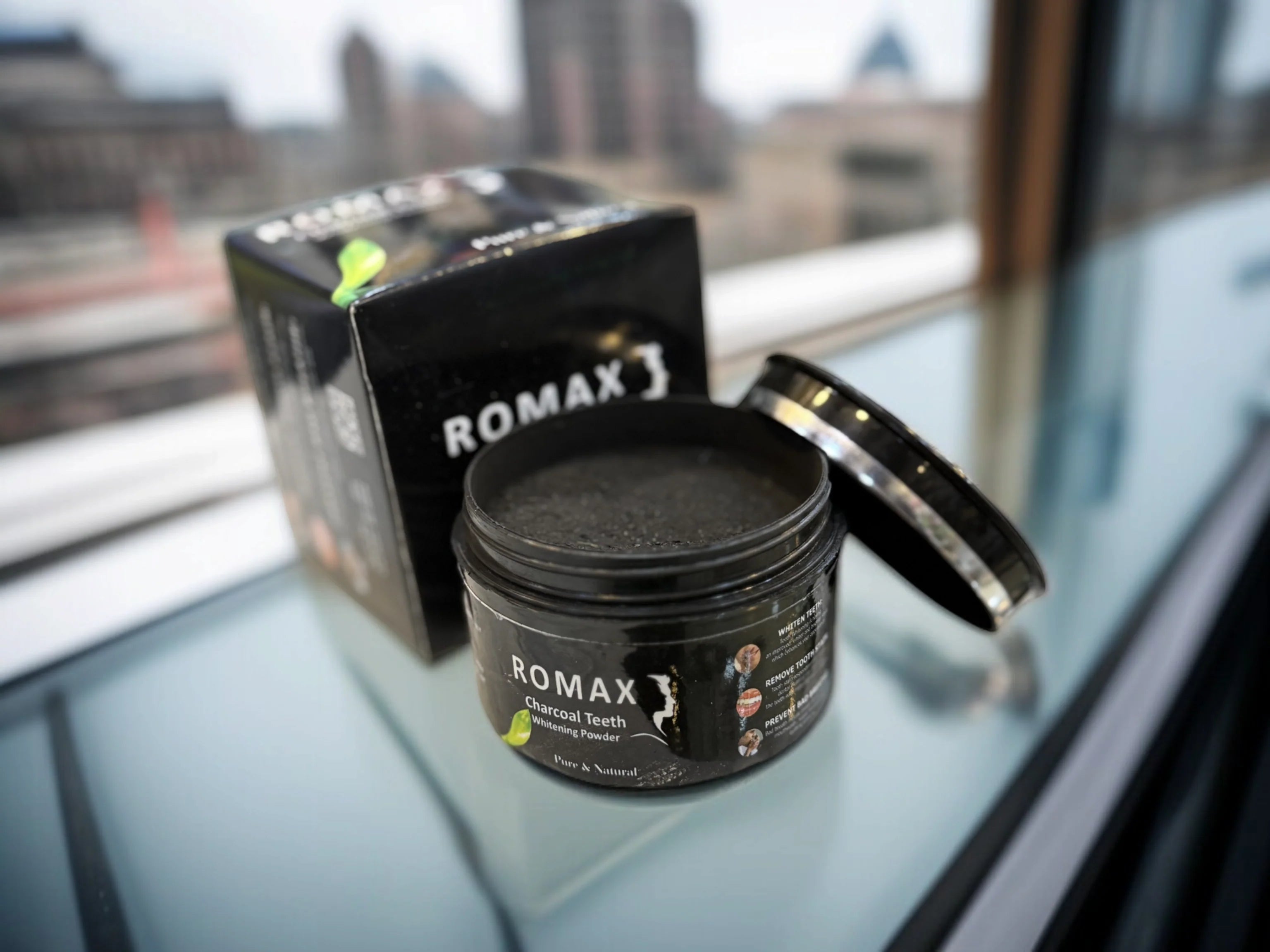 CHARCOAL Teeth Whitening POWDER