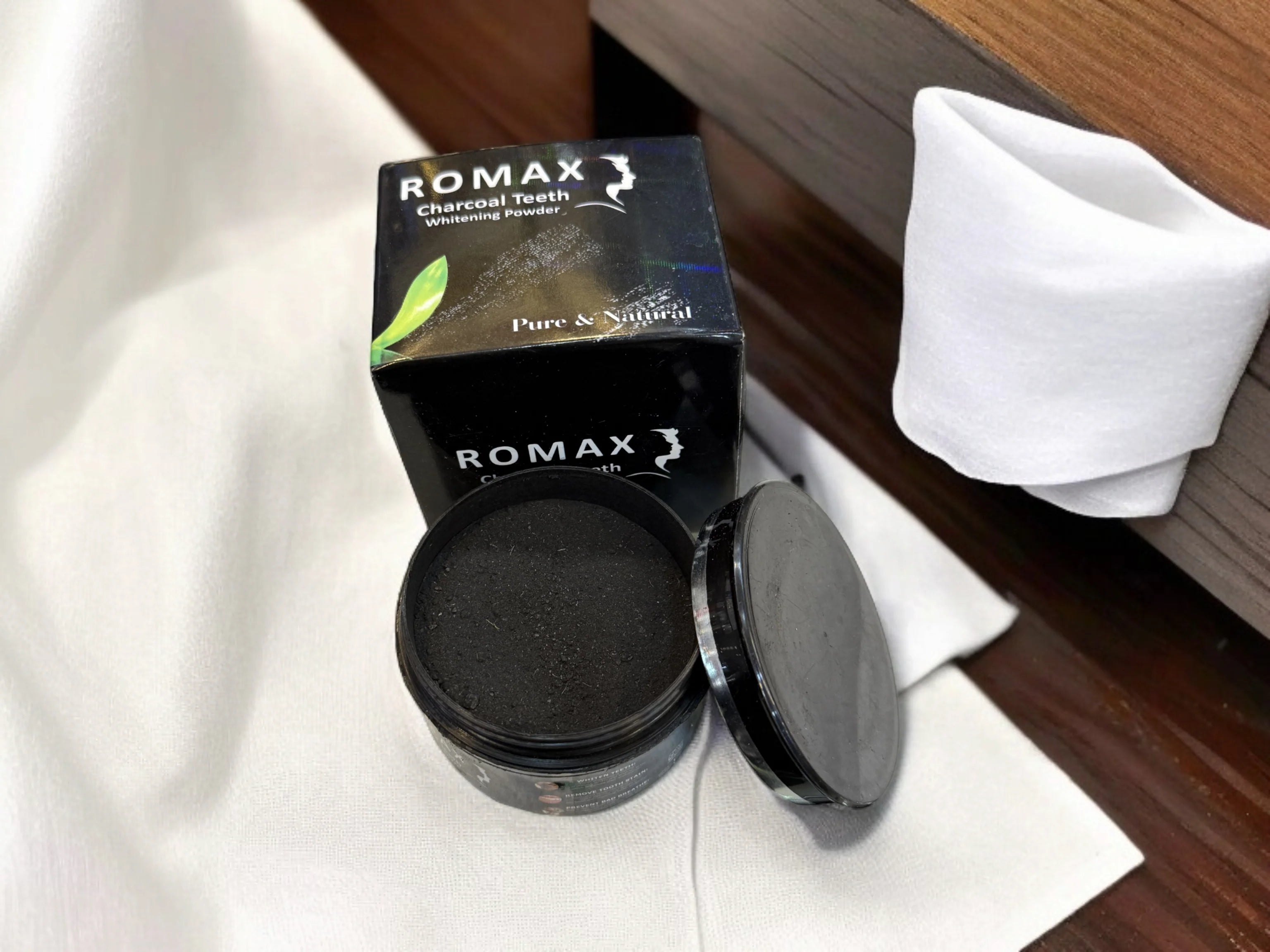 CHARCOAL Teeth Whitening POWDER
