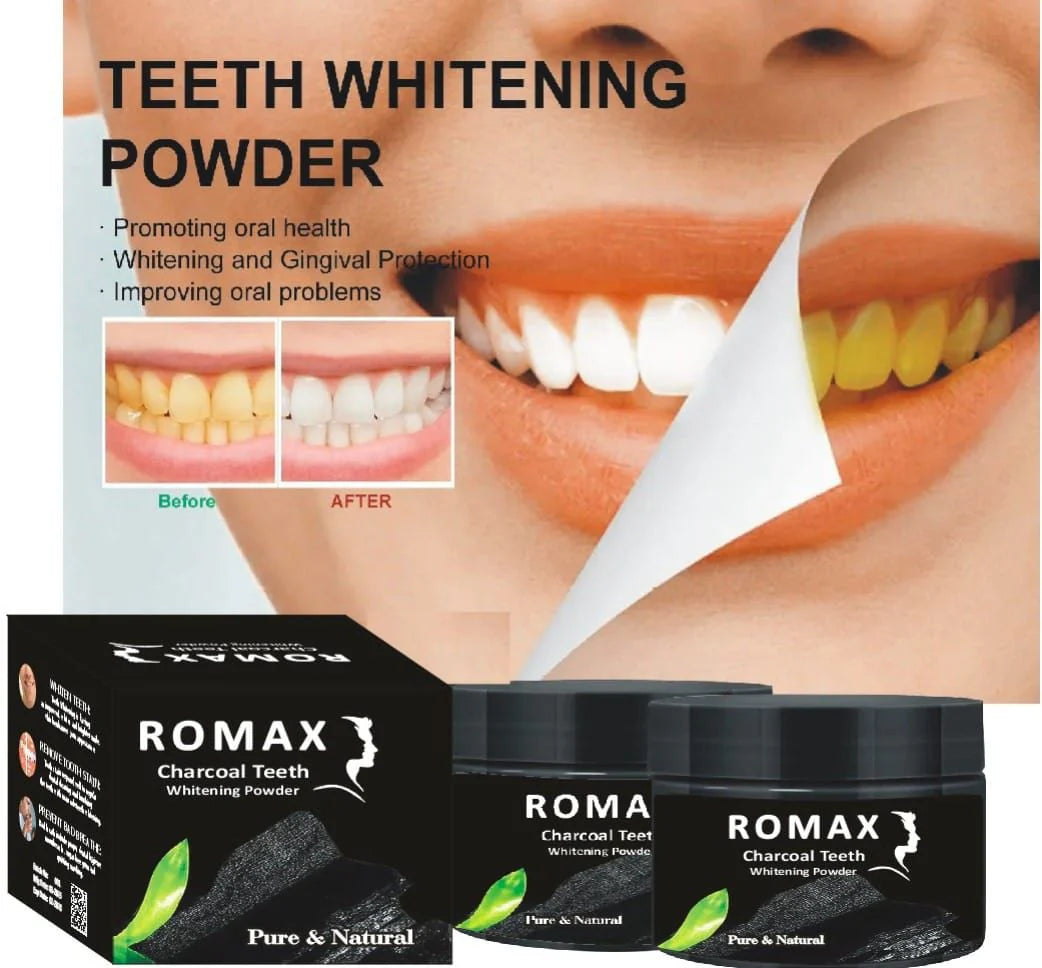 CHARCOAL Teeth Whitening POWDER